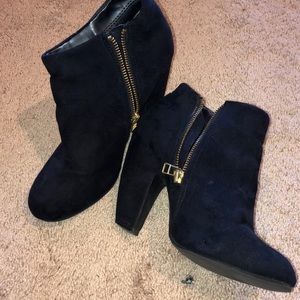 Candies black booties 7